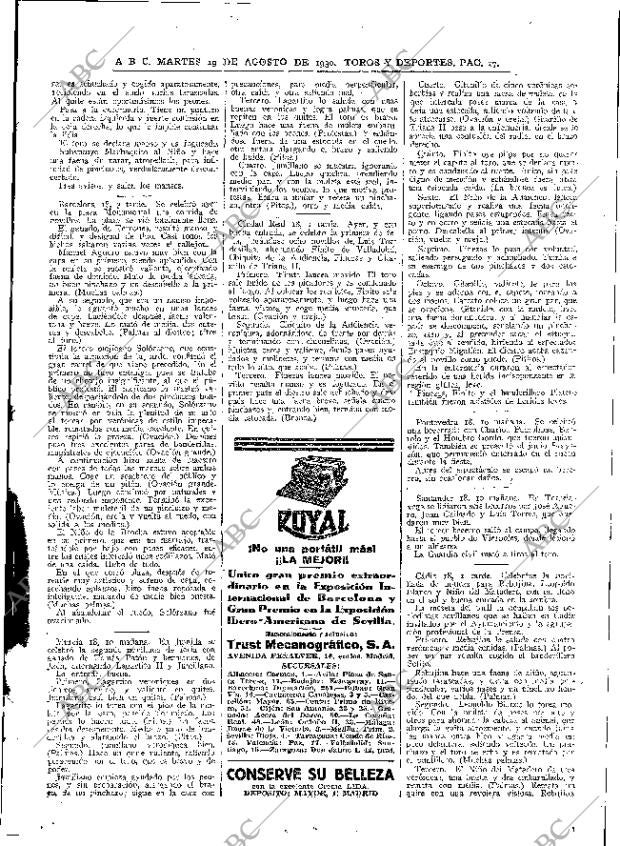 ABC MADRID 19-08-1930 página 17