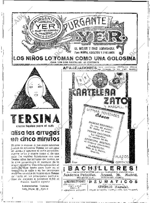 ABC MADRID 19-08-1930 página 2