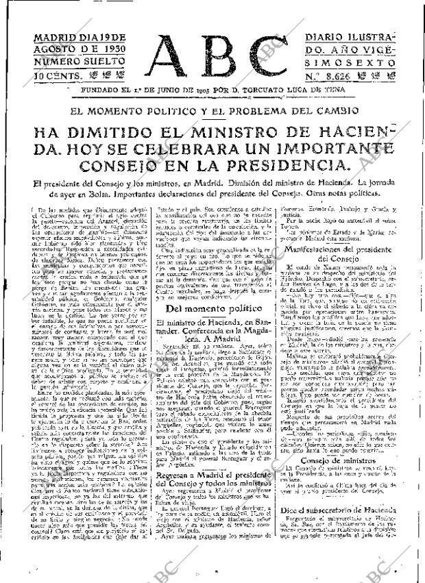 ABC MADRID 19-08-1930 página 21