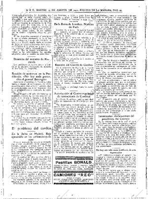 ABC MADRID 19-08-1930 página 22