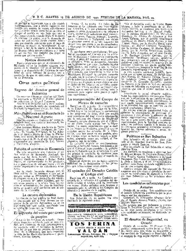 ABC MADRID 19-08-1930 página 24