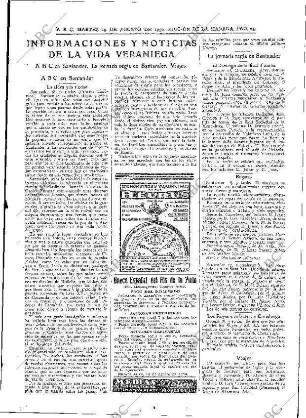 ABC MADRID 19-08-1930 página 25