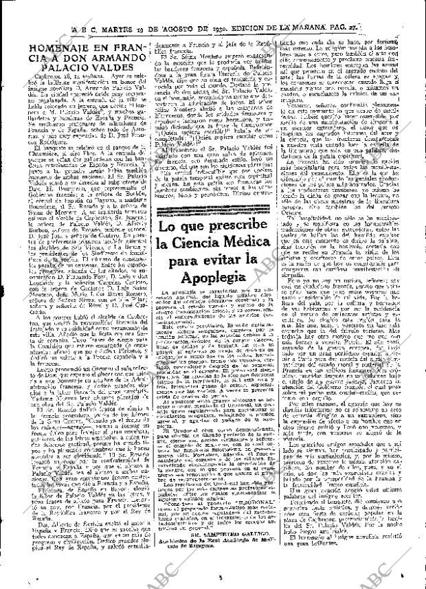 ABC MADRID 19-08-1930 página 27