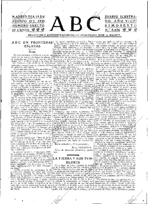 ABC MADRID 19-08-1930 página 3