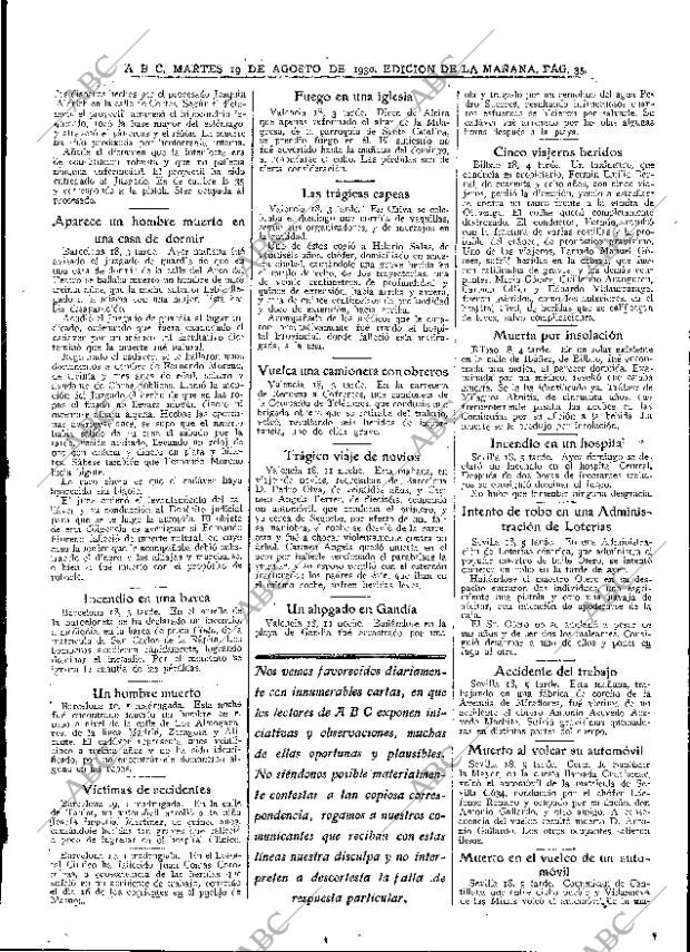 ABC MADRID 19-08-1930 página 35