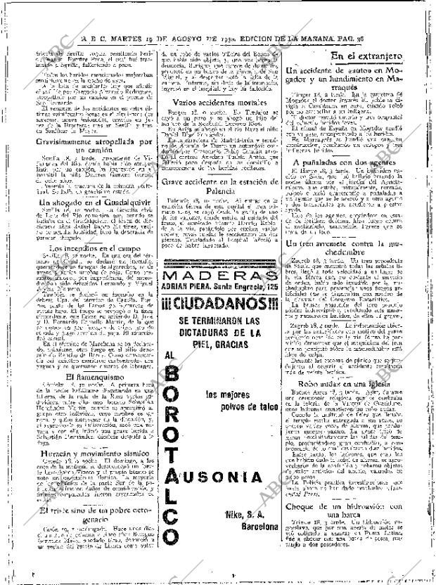 ABC MADRID 19-08-1930 página 36