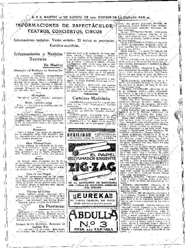 ABC MADRID 19-08-1930 página 44