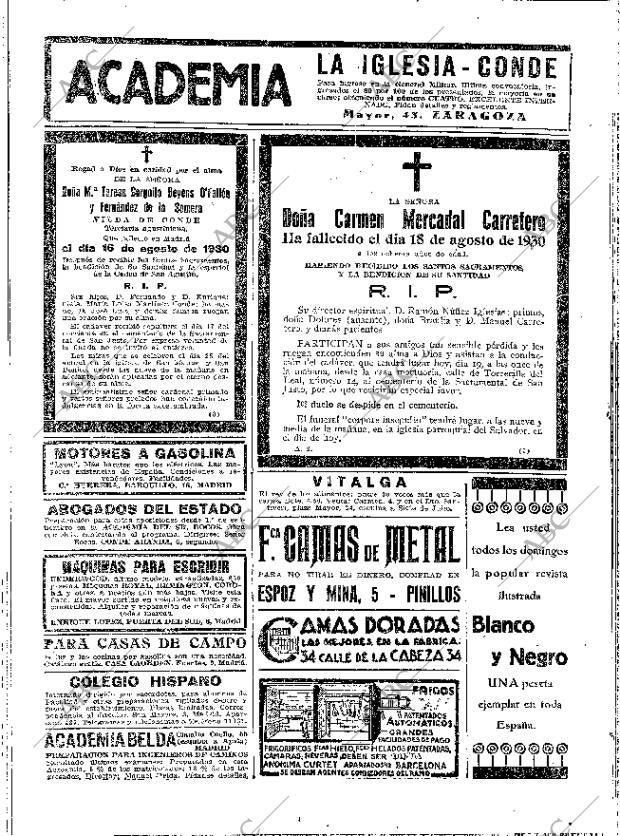 ABC MADRID 19-08-1930 página 50