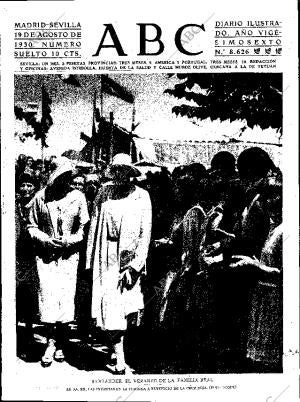 ABC SEVILLA 19-08-1930 página 1