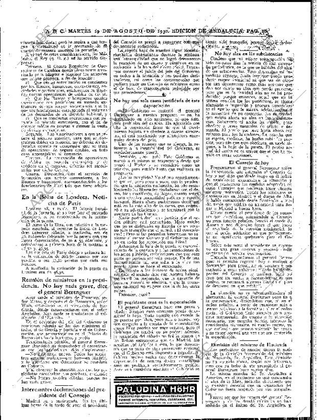 ABC SEVILLA 19-08-1930 página 16