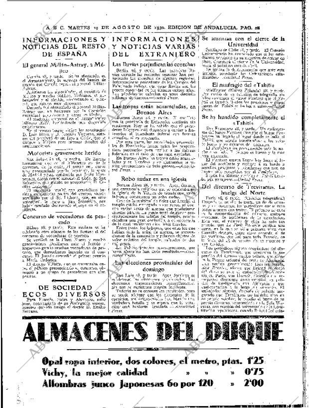 ABC SEVILLA 19-08-1930 página 28