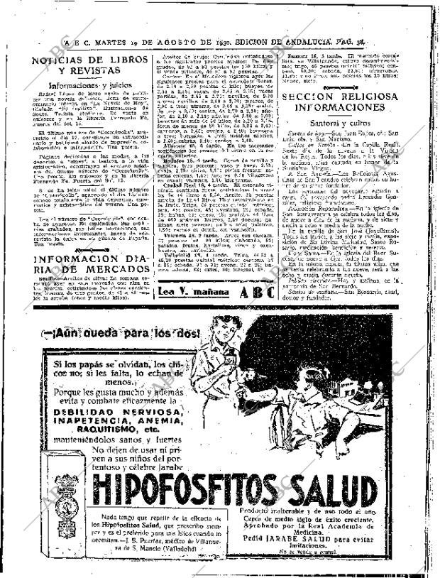 ABC SEVILLA 19-08-1930 página 38