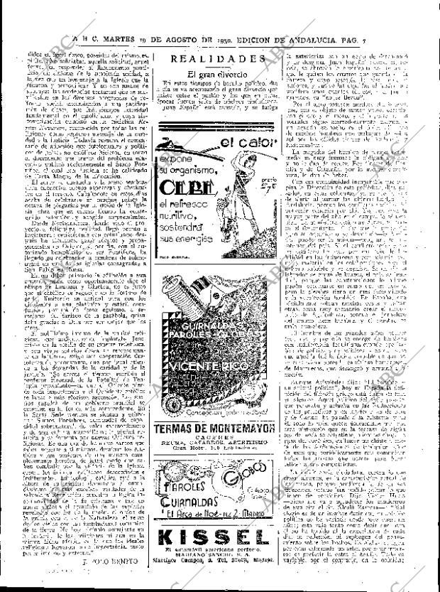 ABC SEVILLA 19-08-1930 página 7