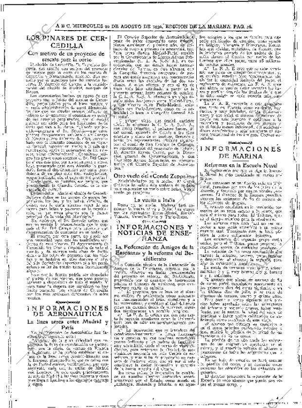 ABC MADRID 20-08-1930 página 26