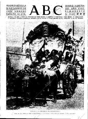 ABC SEVILLA 20-08-1930 página 1