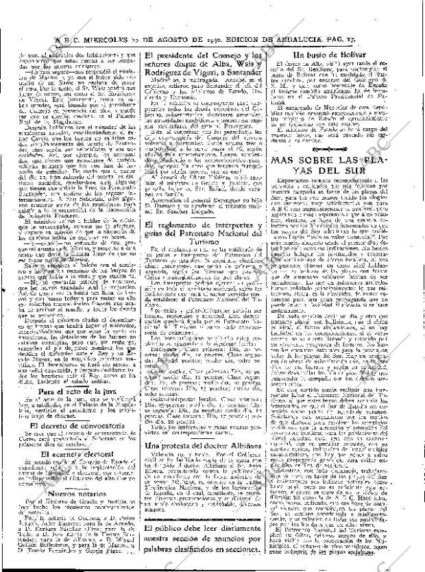 ABC SEVILLA 20-08-1930 página 17