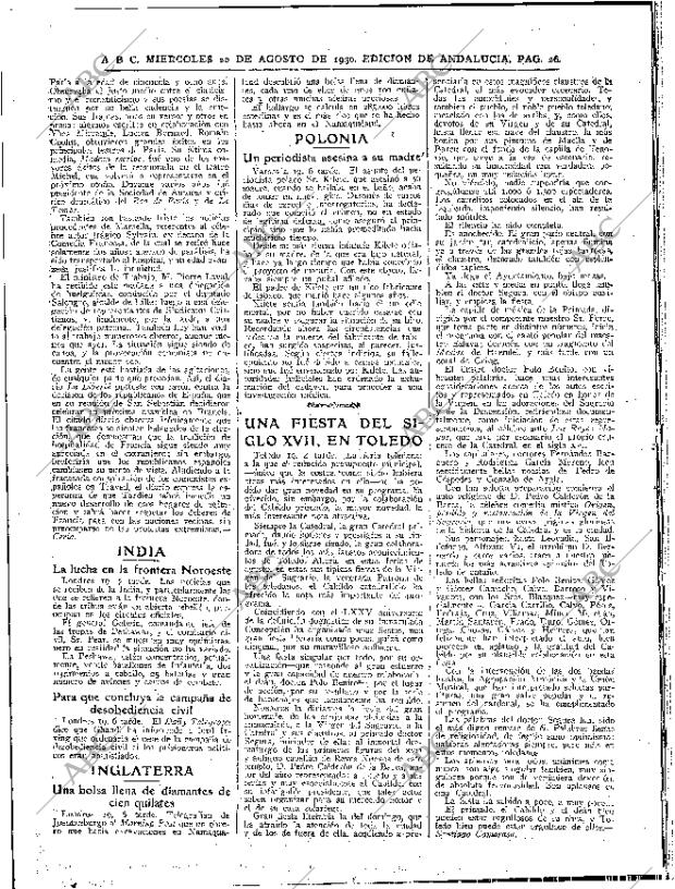 ABC SEVILLA 20-08-1930 página 26