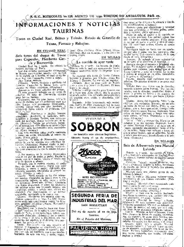 ABC SEVILLA 20-08-1930 página 27