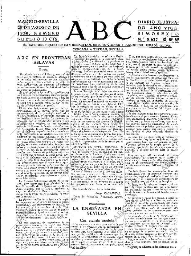 ABC SEVILLA 20-08-1930 página 3