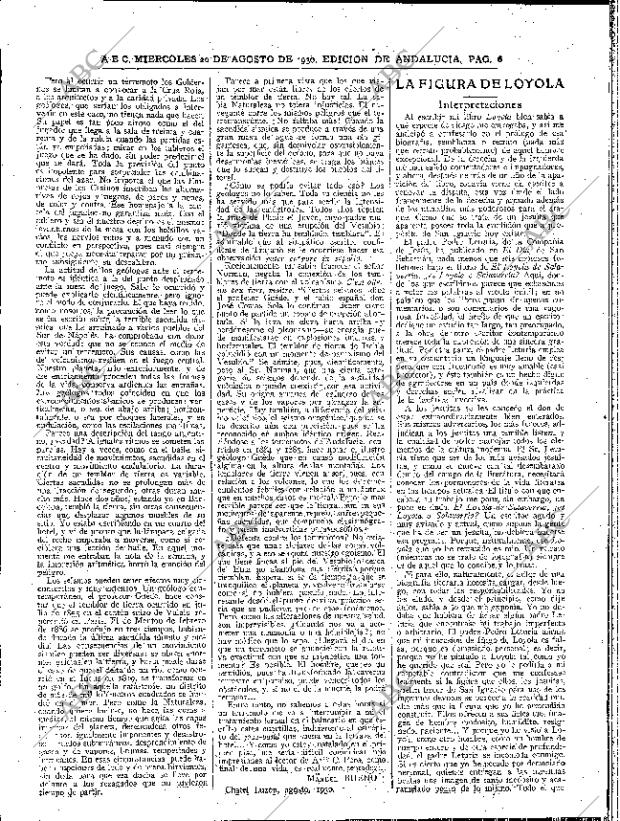 ABC SEVILLA 20-08-1930 página 6