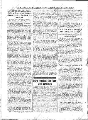 ABC MADRID 21-08-1930 página 20