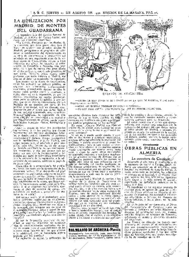 ABC MADRID 21-08-1930 página 21