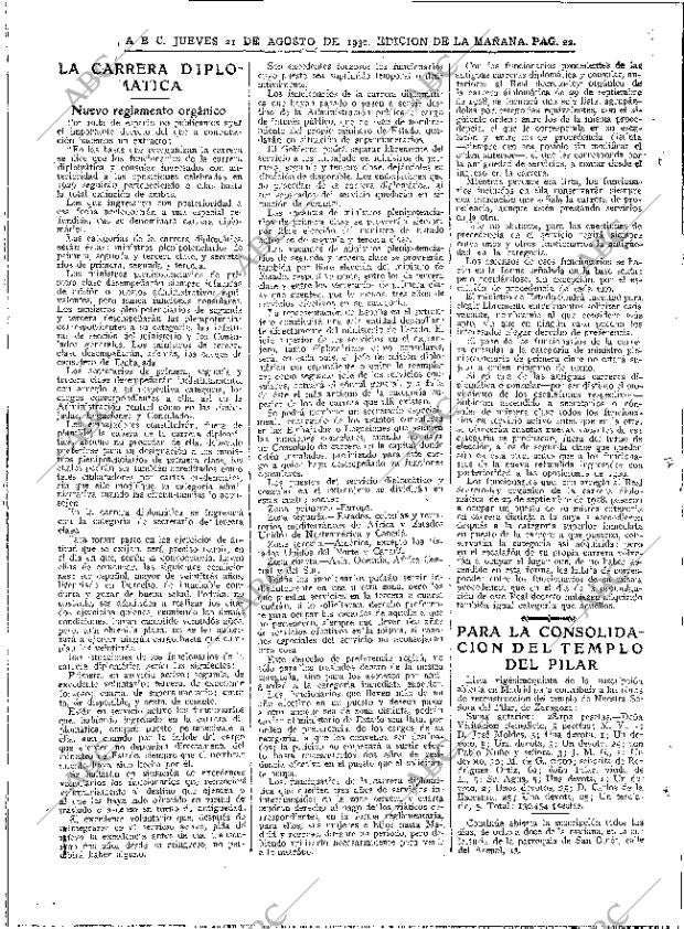 ABC MADRID 21-08-1930 página 22