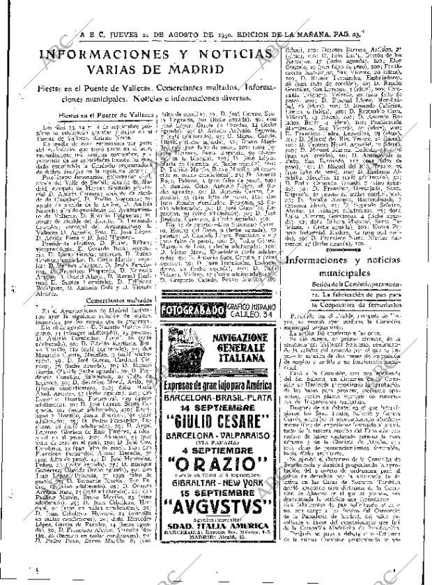 ABC MADRID 21-08-1930 página 23