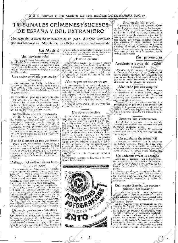 ABC MADRID 21-08-1930 página 27
