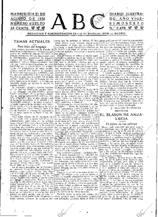 ABC MADRID 21-08-1930 página 3