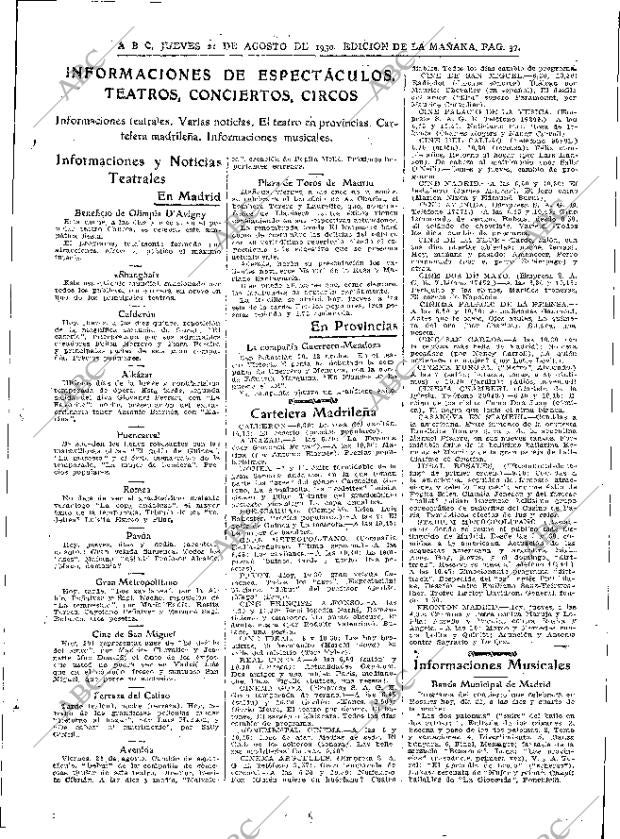 ABC MADRID 21-08-1930 página 37