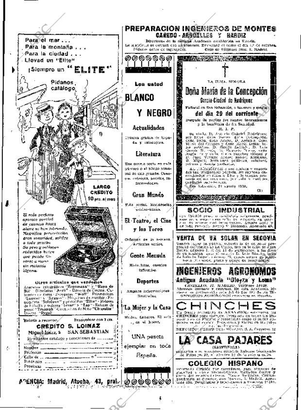 ABC MADRID 21-08-1930 página 43