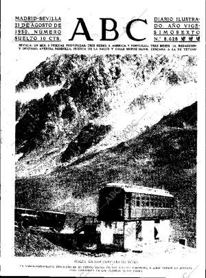 ABC SEVILLA 21-08-1930 página 1