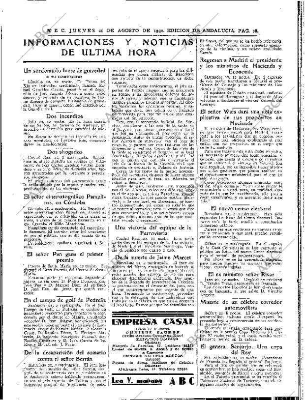 ABC SEVILLA 21-08-1930 página 26