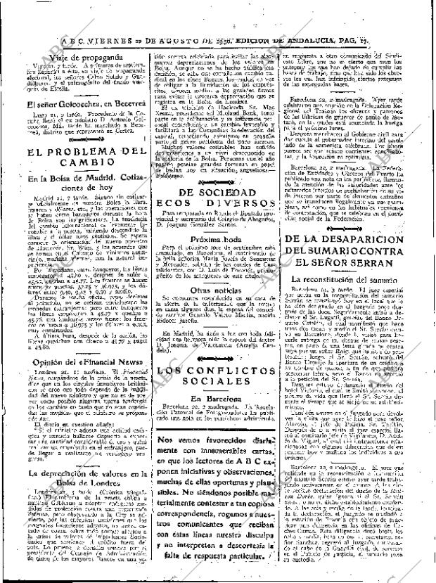 ABC SEVILLA 22-08-1930 página 17