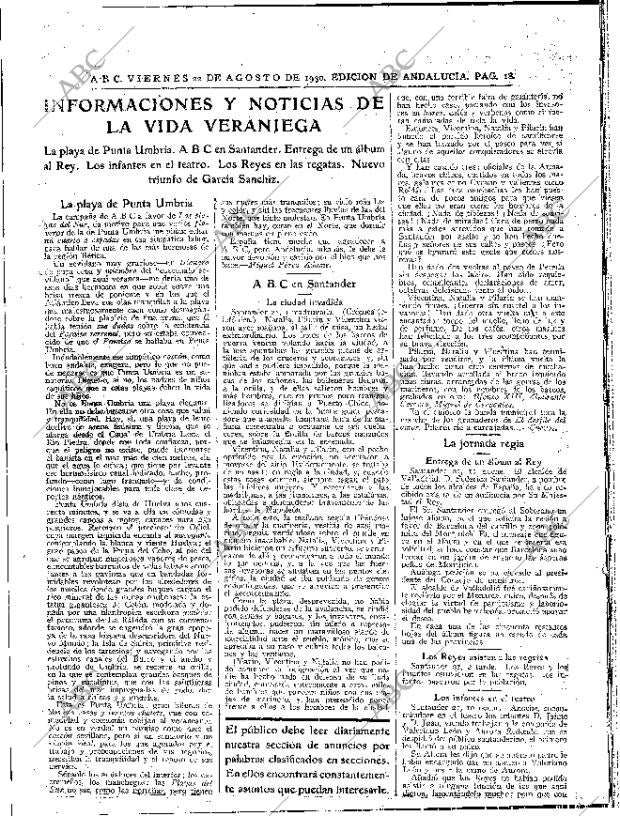 ABC SEVILLA 22-08-1930 página 18