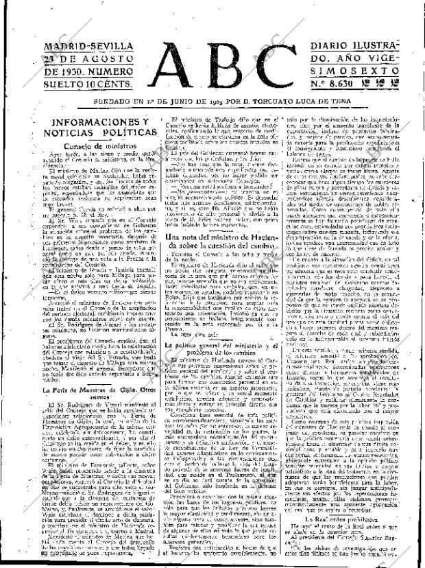 ABC SEVILLA 23-08-1930 página 15