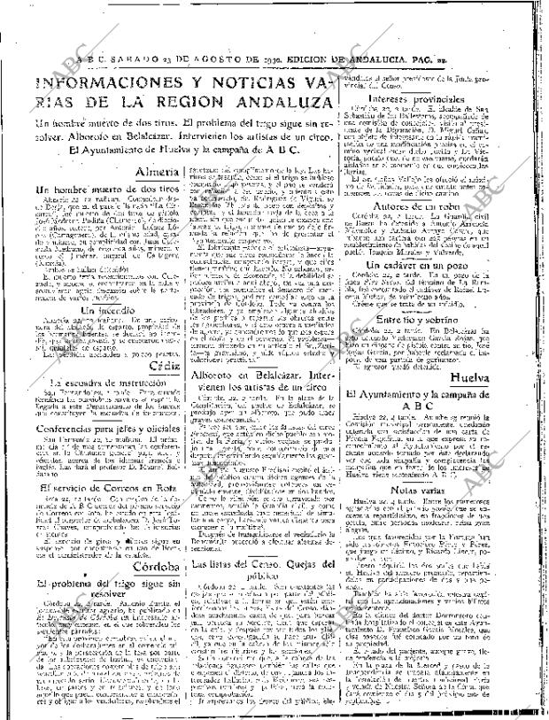 ABC SEVILLA 23-08-1930 página 22