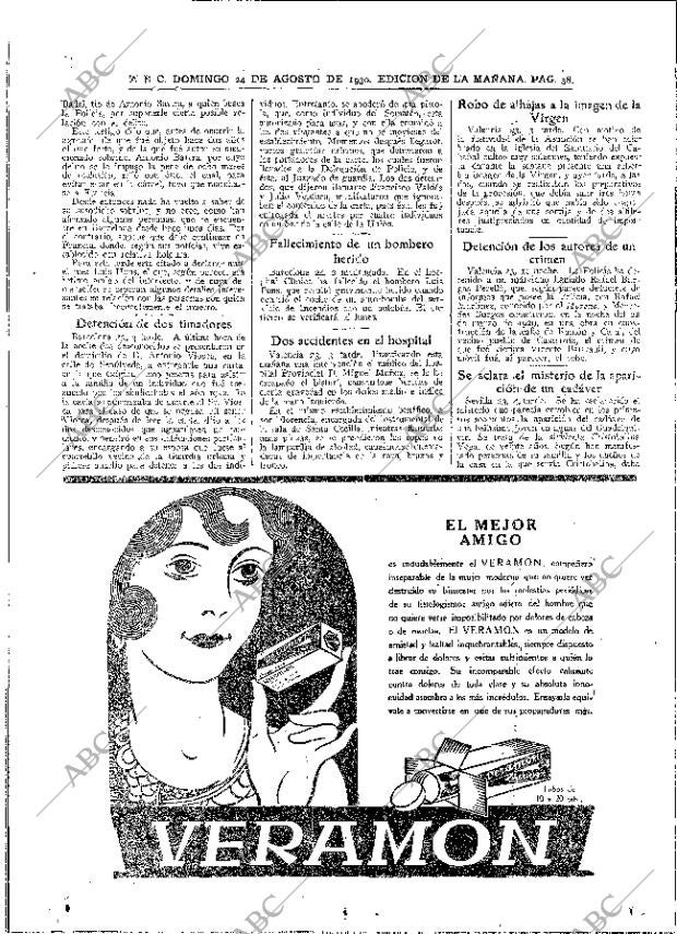 ABC MADRID 24-08-1930 página 38