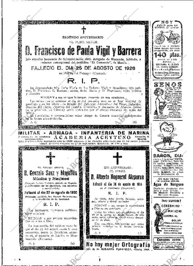 ABC MADRID 24-08-1930 página 56