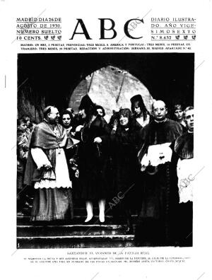 ABC MADRID 26-08-1930 página 1