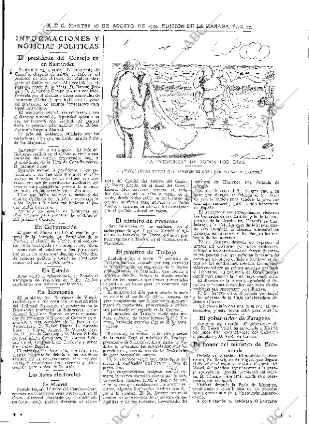 ABC MADRID 26-08-1930 página 17