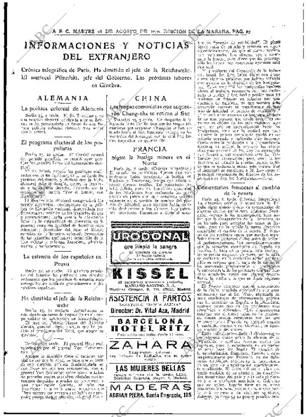 ABC MADRID 26-08-1930 página 25