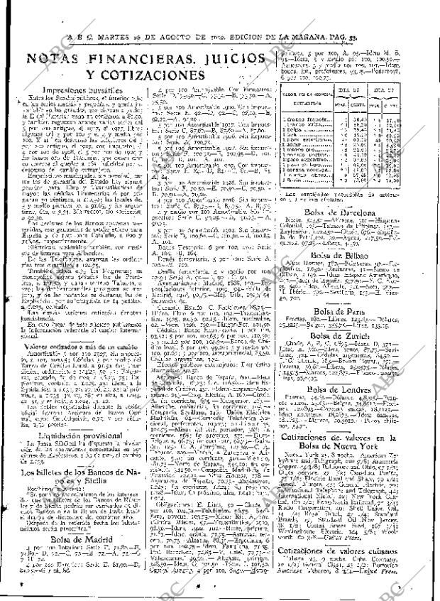 ABC MADRID 26-08-1930 página 33