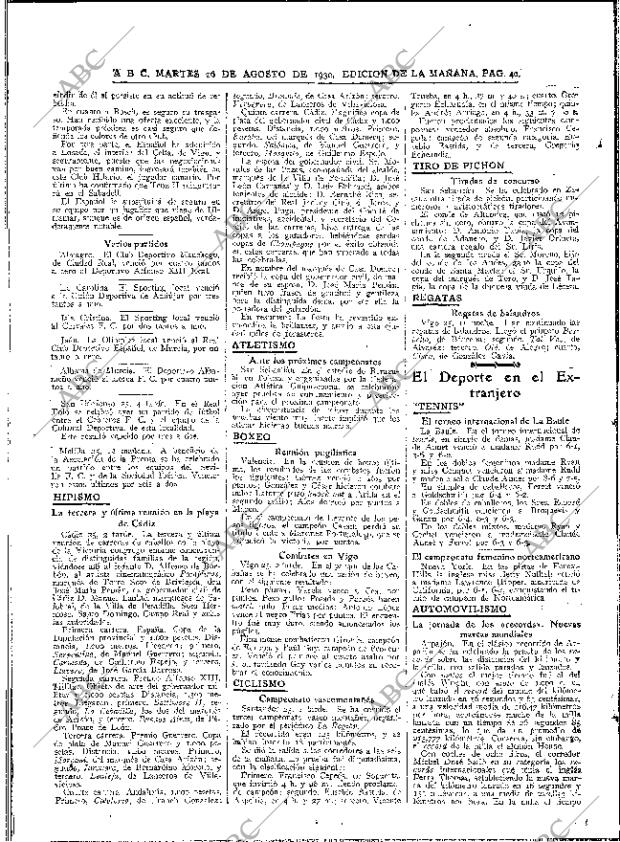ABC MADRID 26-08-1930 página 40