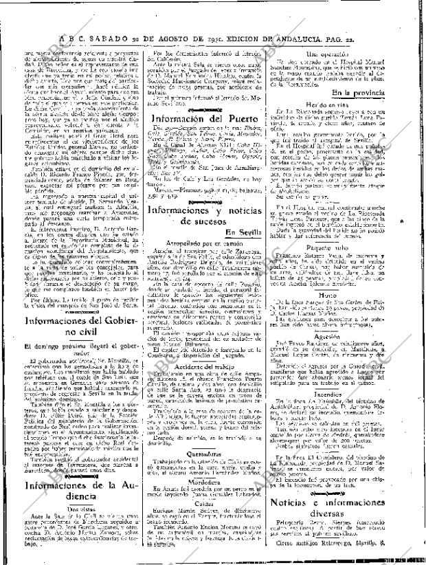 ABC SEVILLA 30-08-1930 página 22