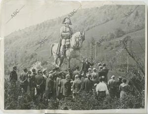 Inauguración de la estatua ecuestre de Napoleón