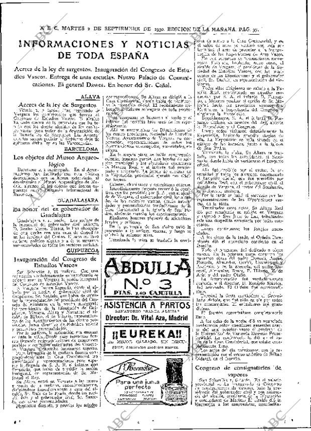 ABC MADRID 02-09-1930 página 37