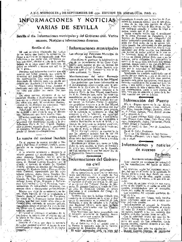 ABC SEVILLA 03-09-1930 página 21