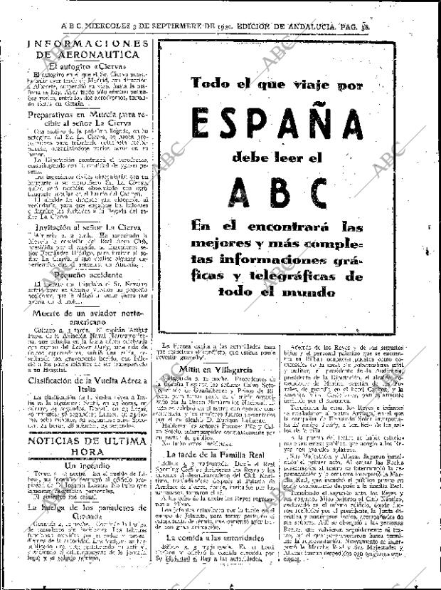 ABC SEVILLA 03-09-1930 página 30